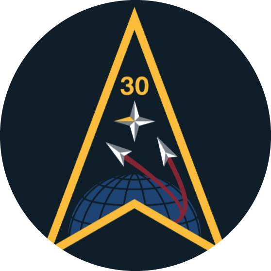 Space Launch Delta 30 emblem, host unit at Vandenberg Space Force Base
